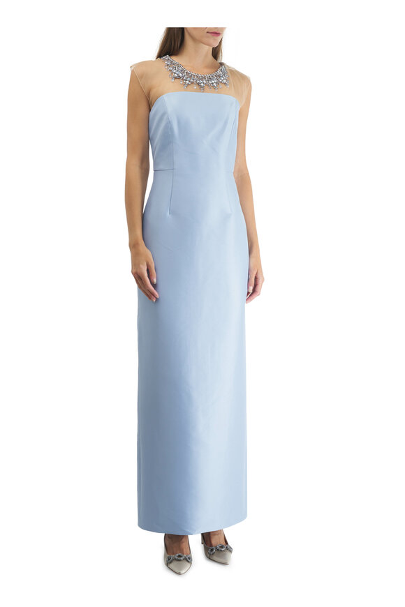 Sachin + Babi - Irina Glacial Blue Gown 