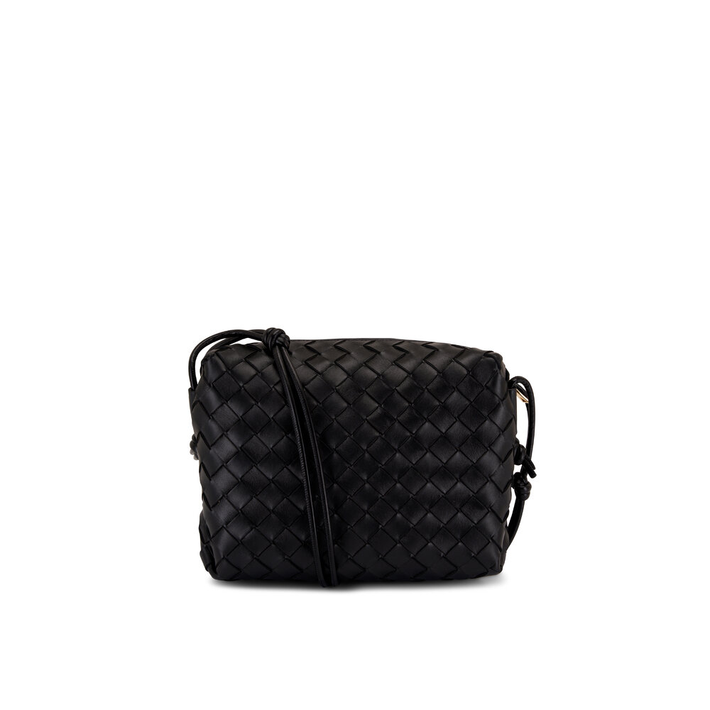 ショルダーバッグ・ポシェット Bottega Veneta Small Leather Mount Black uploading-1373302.jpg