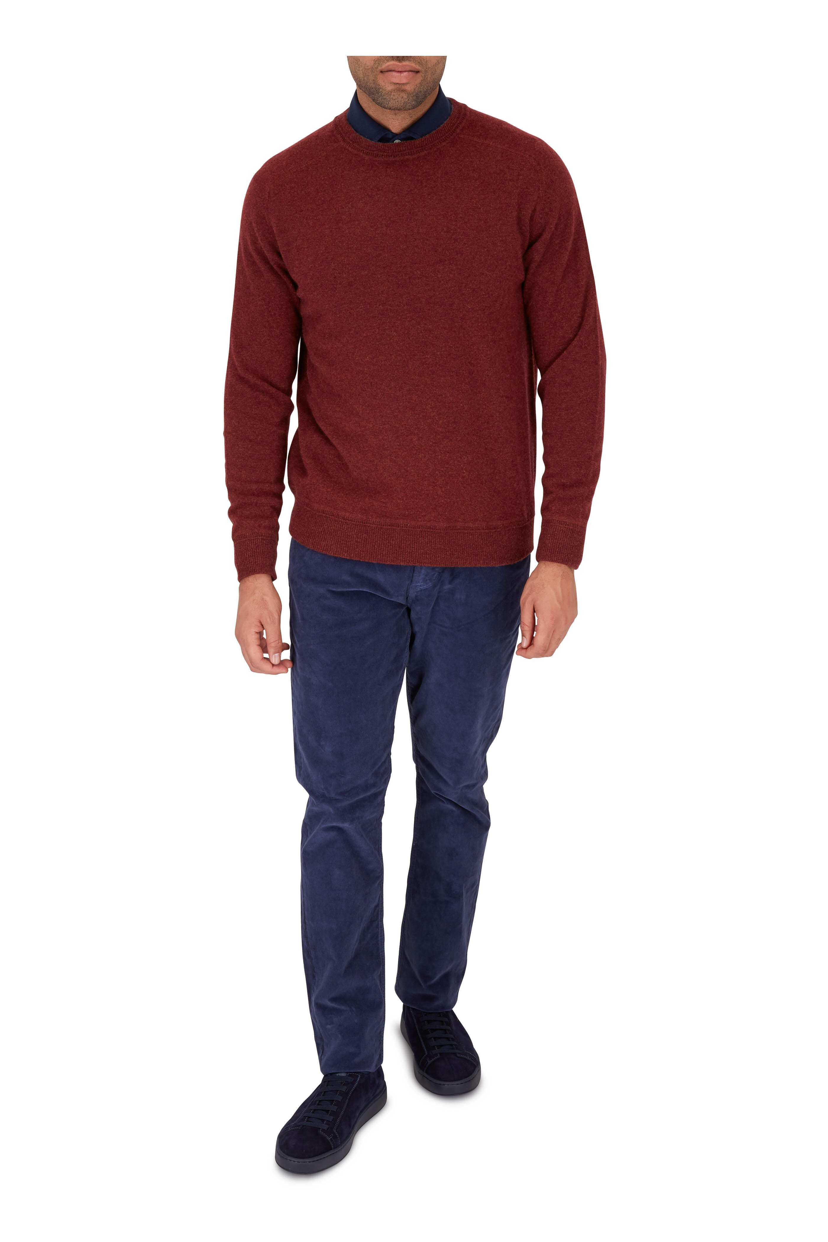 John Varvatos - NYC Wood Brown Burnished Leather Back-Zip Boot