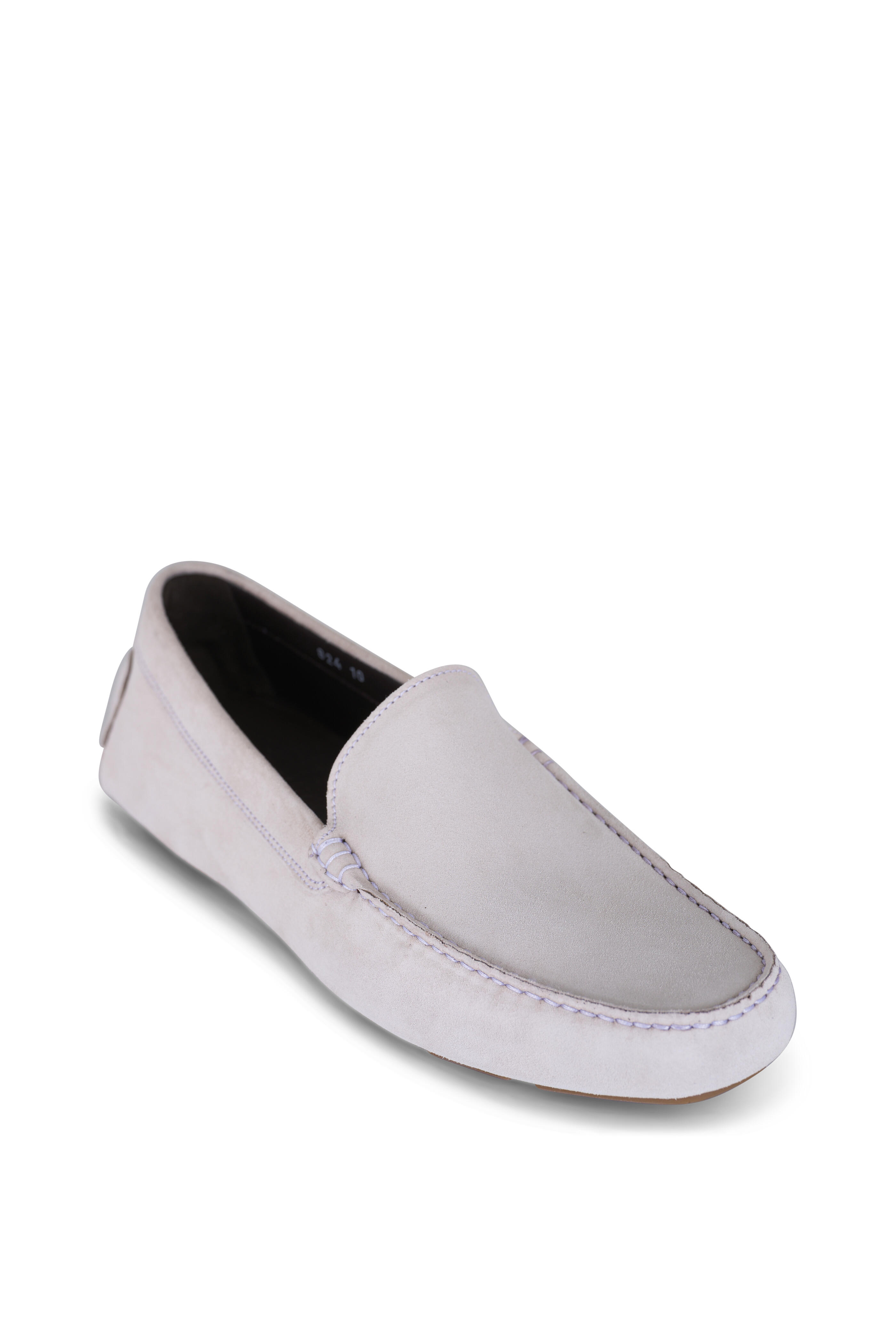 To Boot New York - Harrison Light Gray Suede Driver