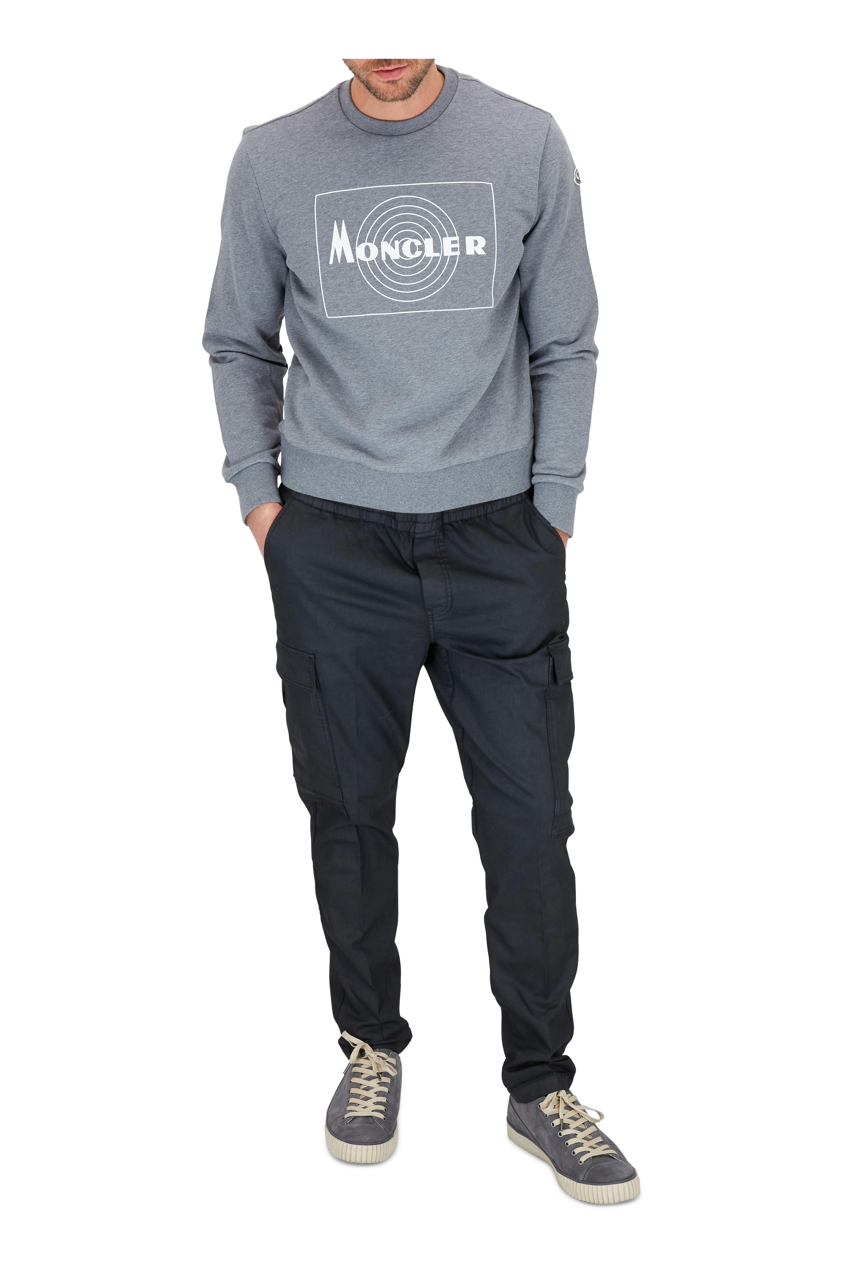 John Varvatos - Gray Vulcanized Suede Low-Top Sneaker