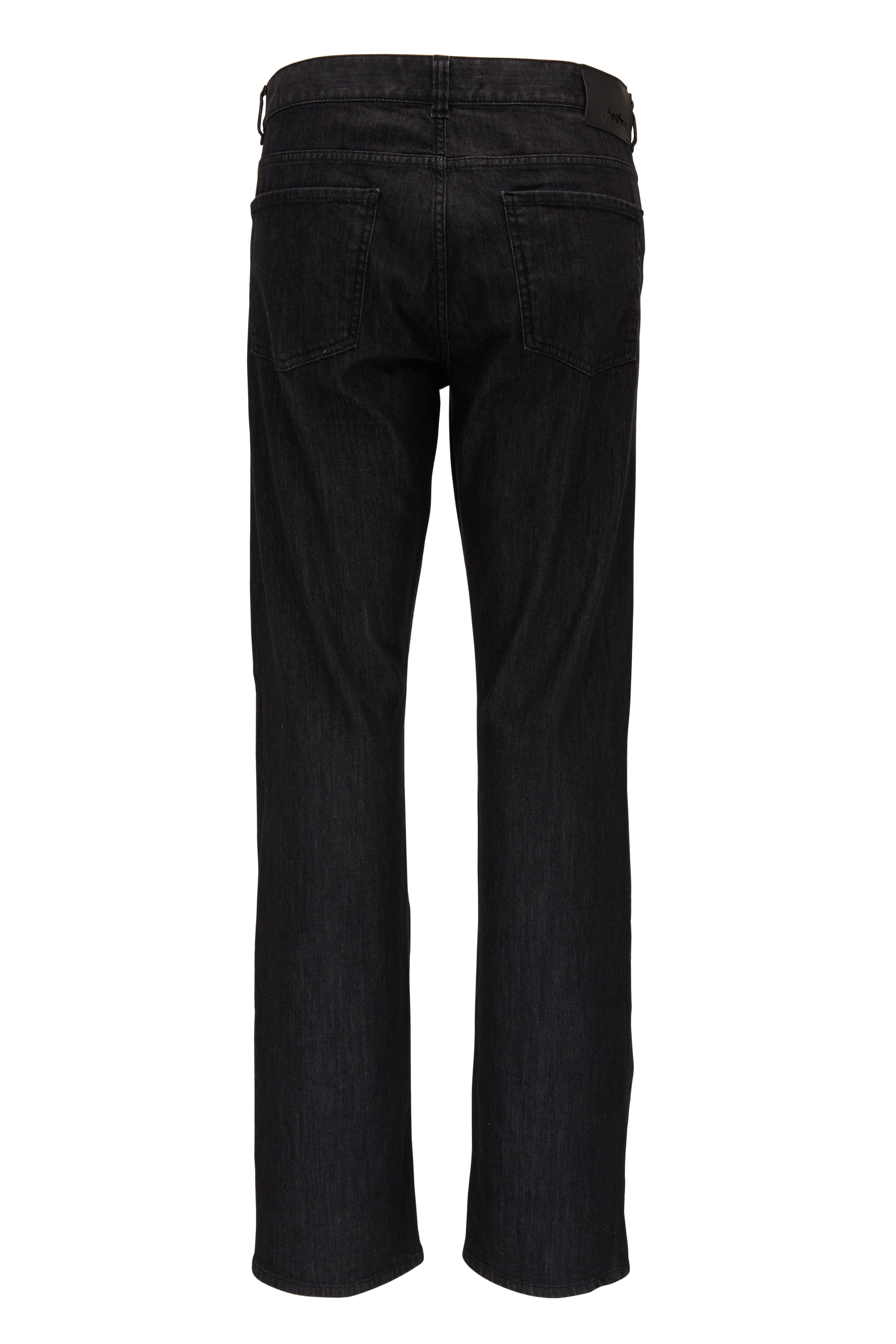 Canali - Washed Black Five Pocket Jean