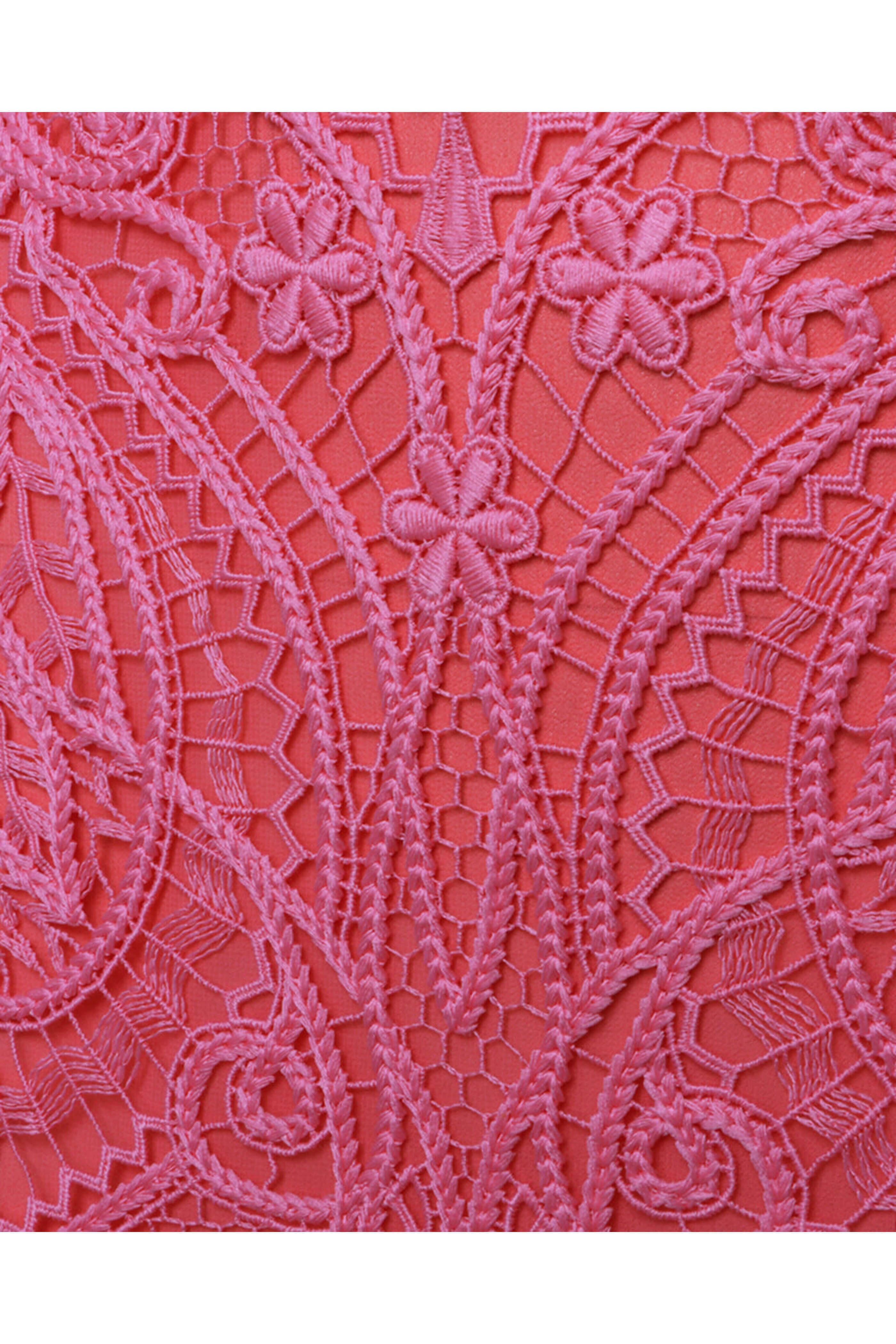 Le Superbe - Rosey Glow Lace Skirt