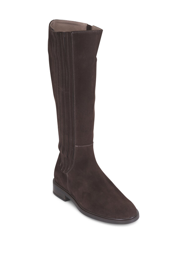 Ron White Portia Chocolate Weatherproof Suede Tall Boot - view 1
