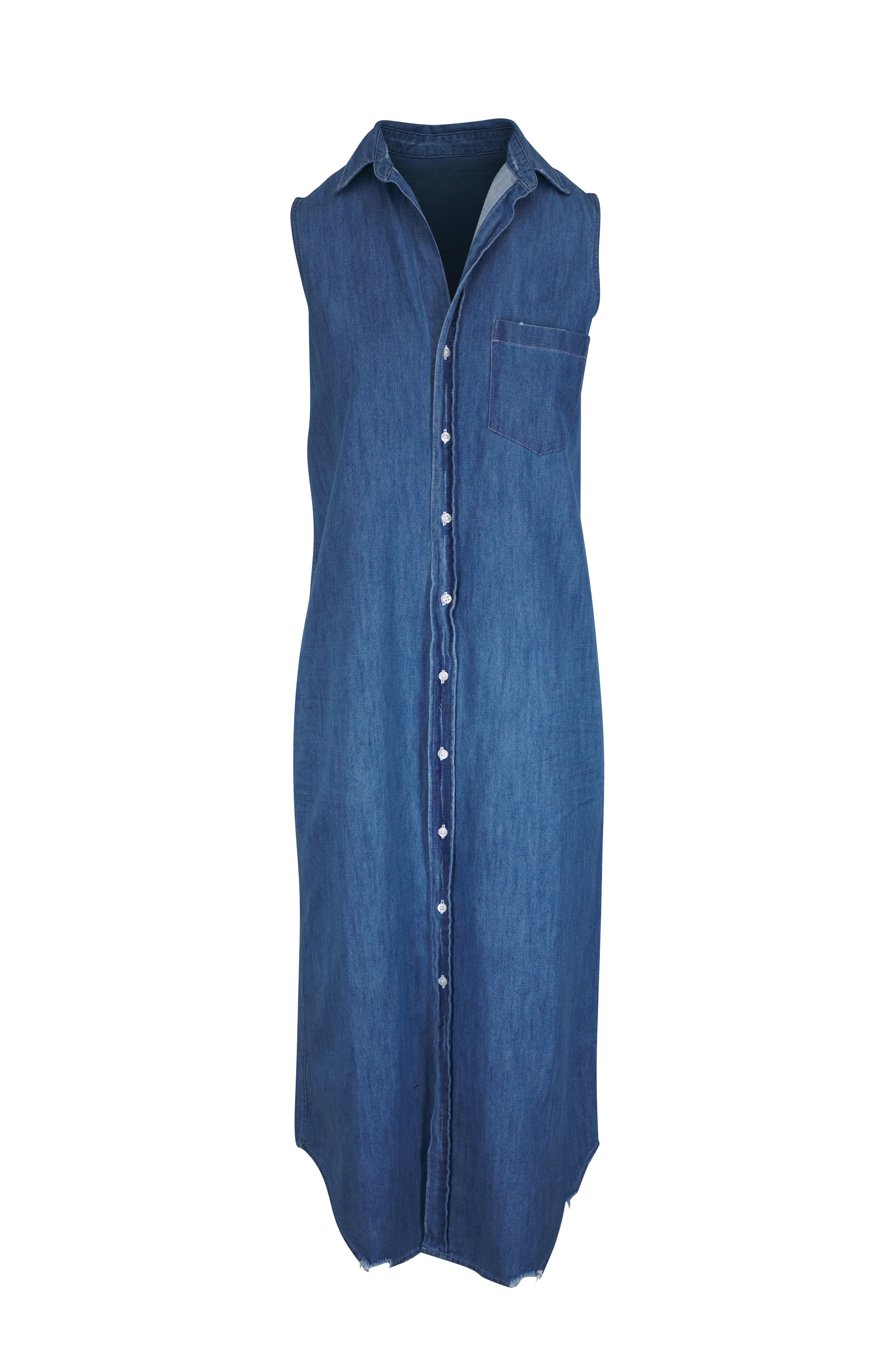 Frank & Eileen - Rory Vintage Stonewashed Indigo Denim Shirtdress