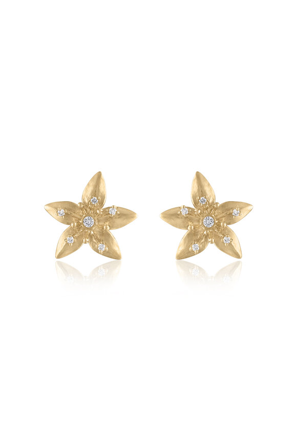 Loriann Starflower Diamond Earrings