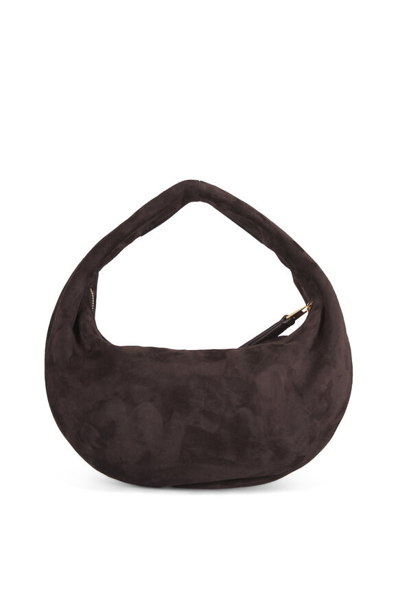 Khaite Mini Olivia Ebano Suede Hobo - view 3