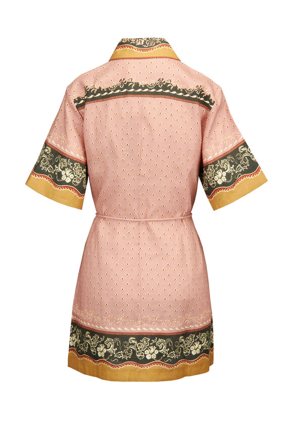 Alémais Darcey Linen Mini Dress - view 2