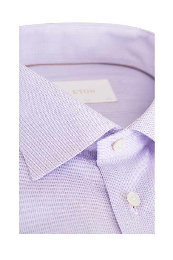 Eton Light Purple Supima Cotton Dress Shirt - view 2