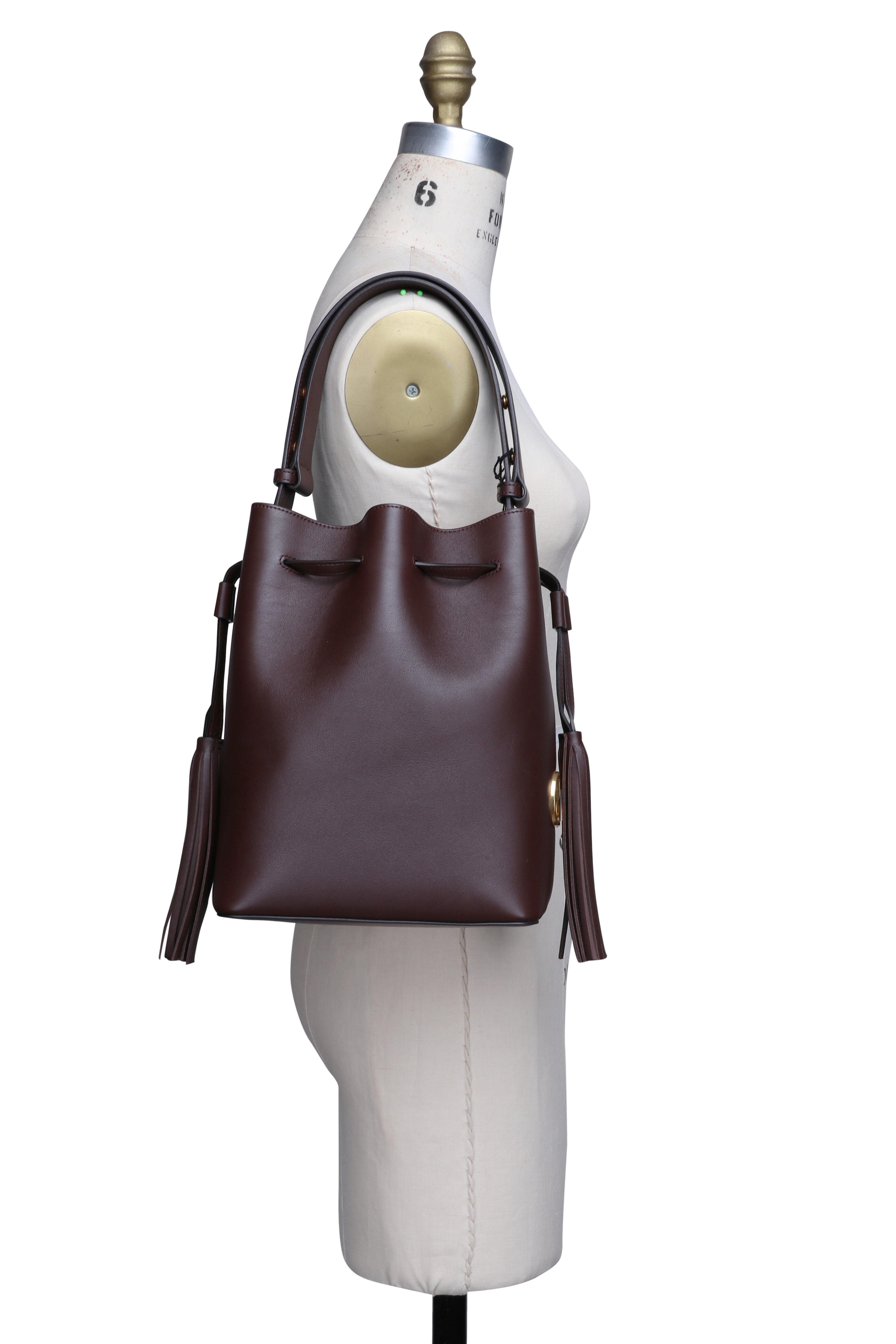 Valentino Garavani - So Seau Drawstring Bucket Bag in Coffee