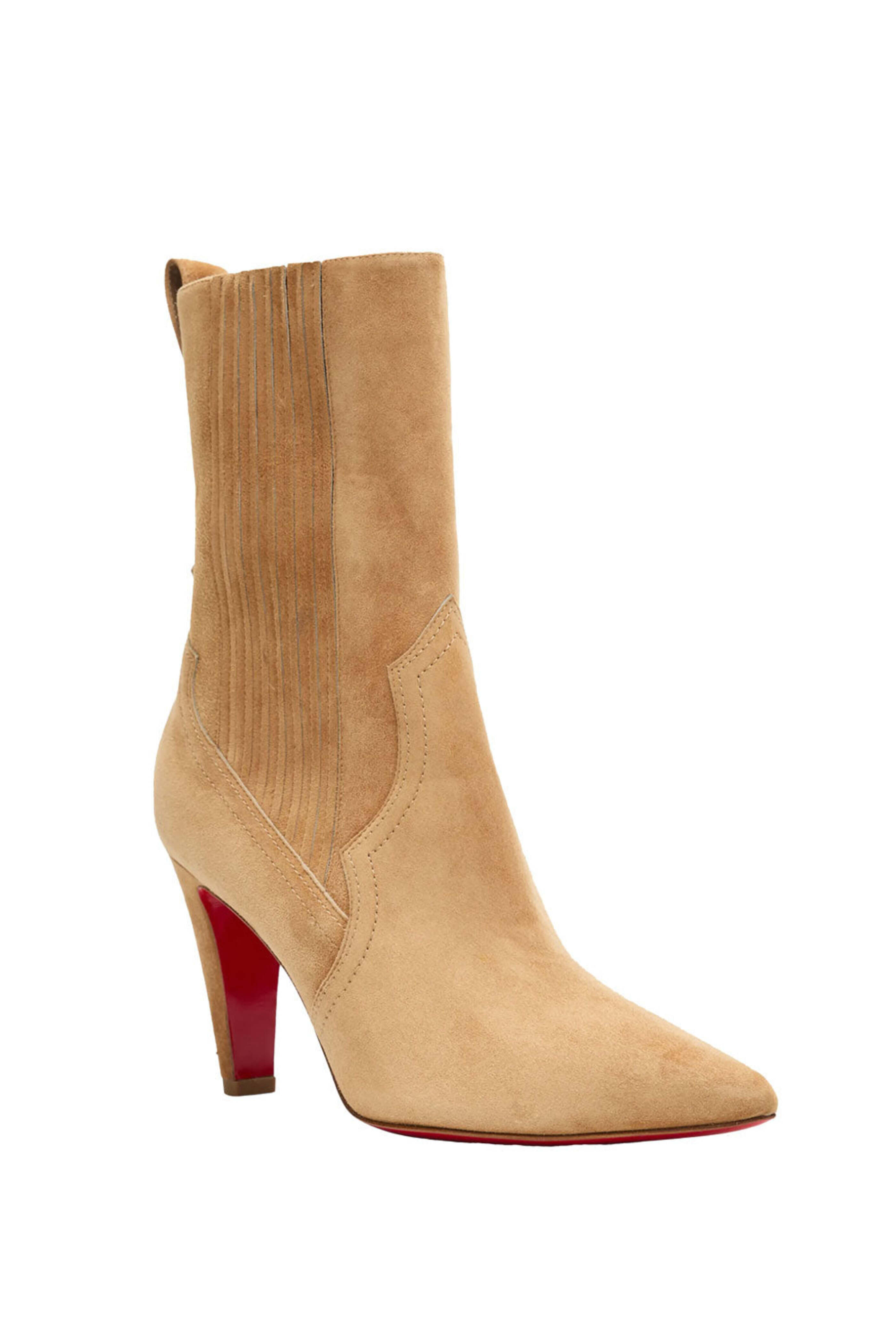 Christian Louboutin - Cheslea Santigag 85mm Bootie in Lionne