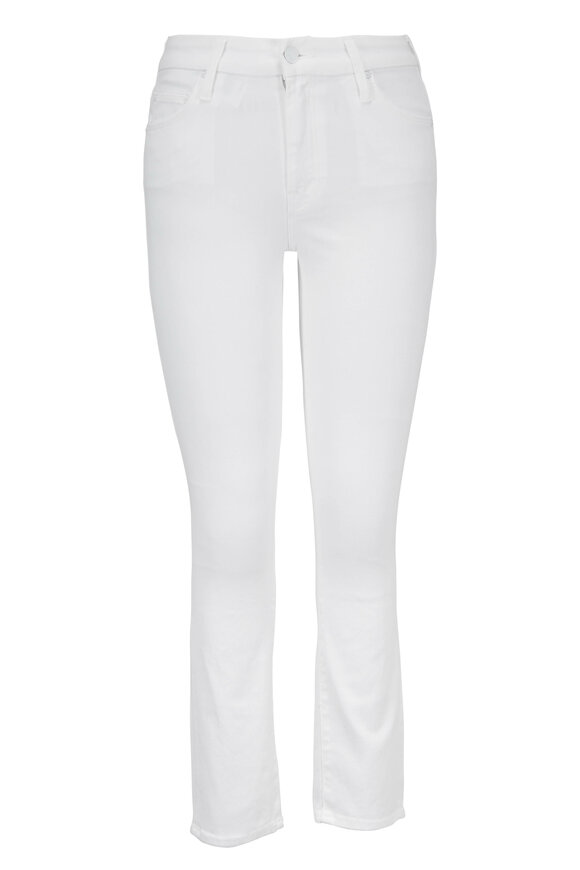 Mother - The Looker White Crop Jean