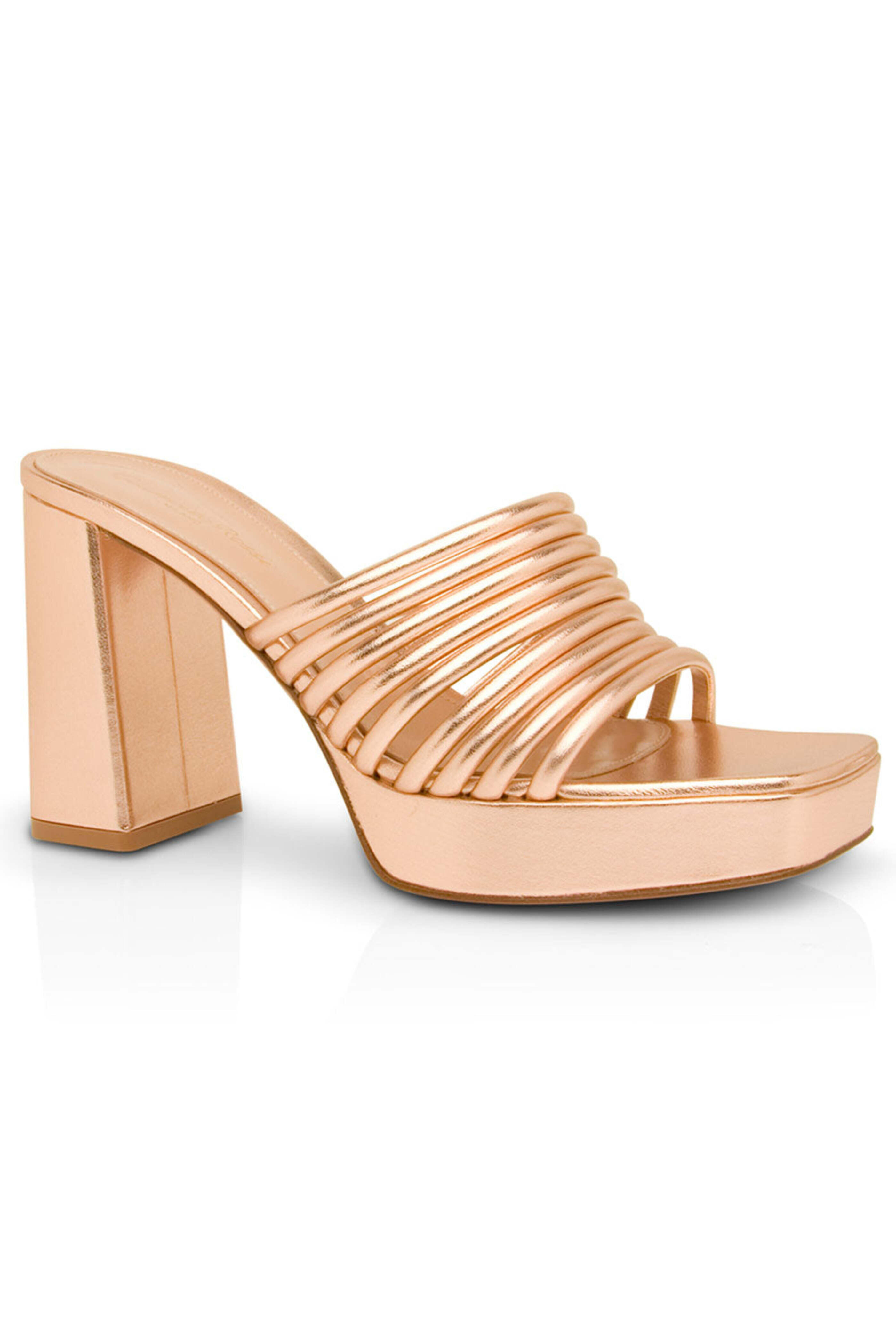Gianvito Rossi - Lena Platform Sandal in Praline