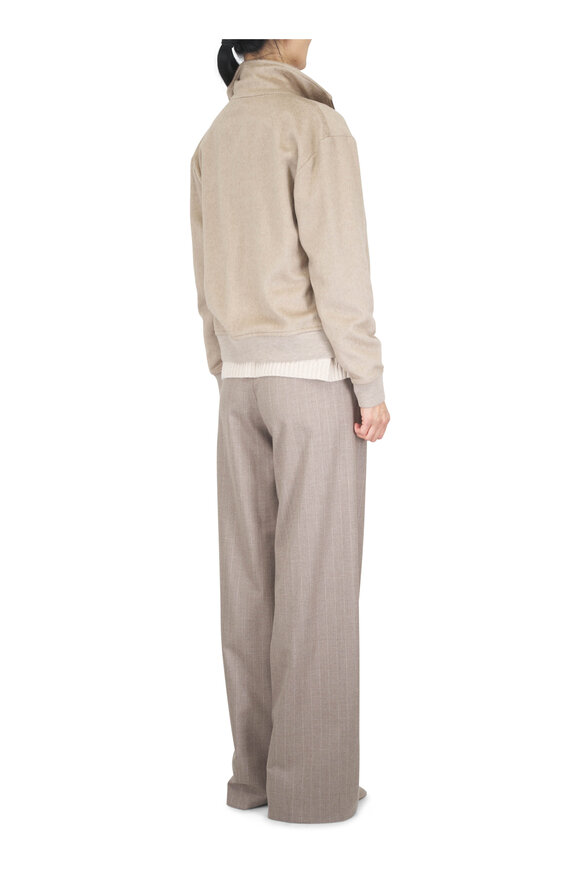 Marco Pescarolo Kyro Taupe Bomber Jacket - view 4
