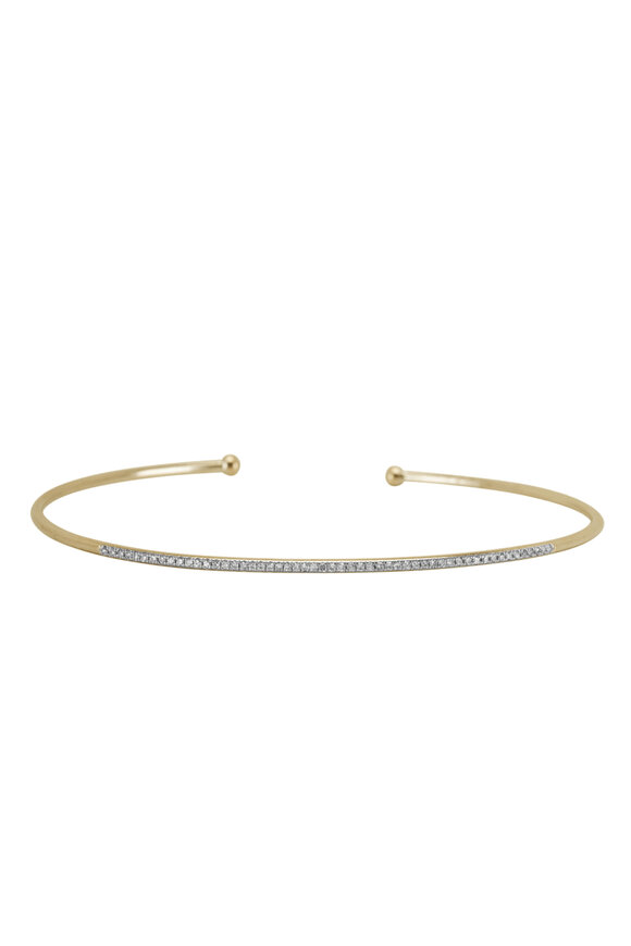 Kai Linz Diamond Stacking Cuff Bracelet - view 1