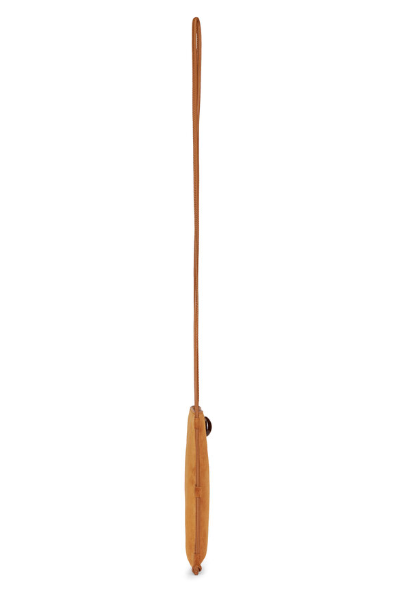 Veronica Beard Tether Tiger’s Eye Cabochon Acorn Suede Crossbody - view 3