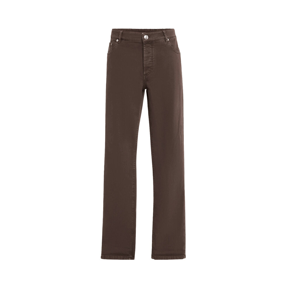 パンツ BRUNELLO CUCINELLI Cotton 5-pocket trousers Brunello Cucinelli - Tan Five Pocket Cotton Pant