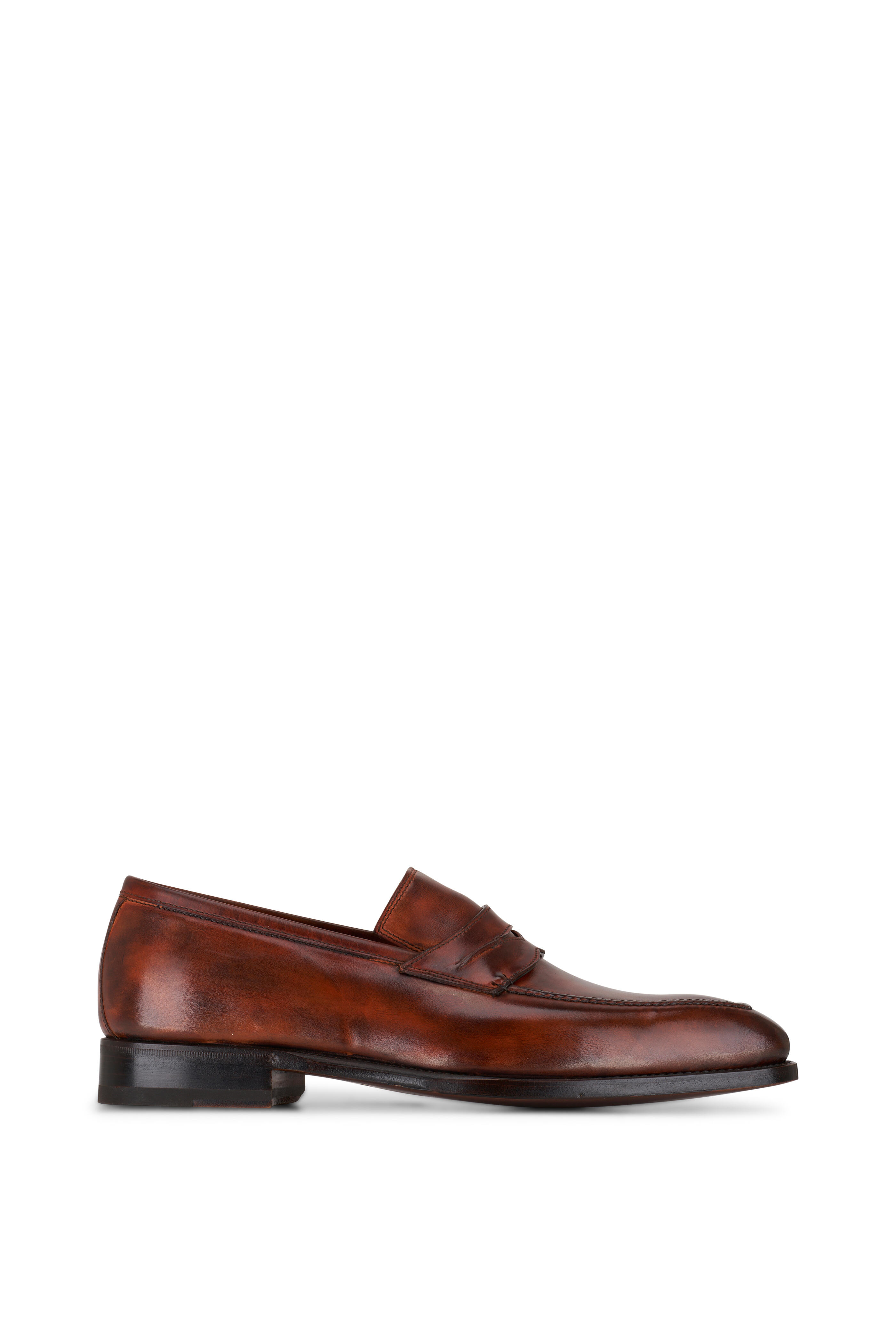 Bontoni - Capitano Brown Leather Loafer