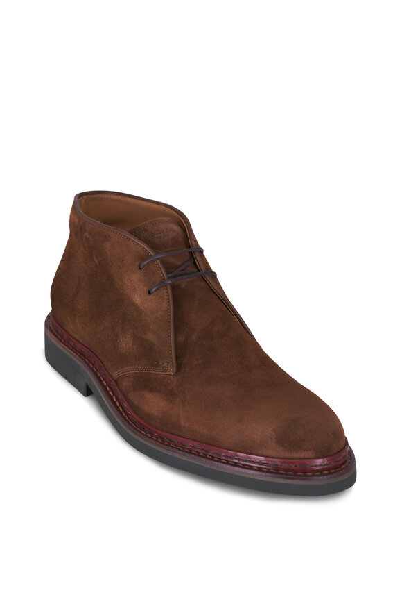 Heschung Genet Cigare Suede Lace-Up Shoe