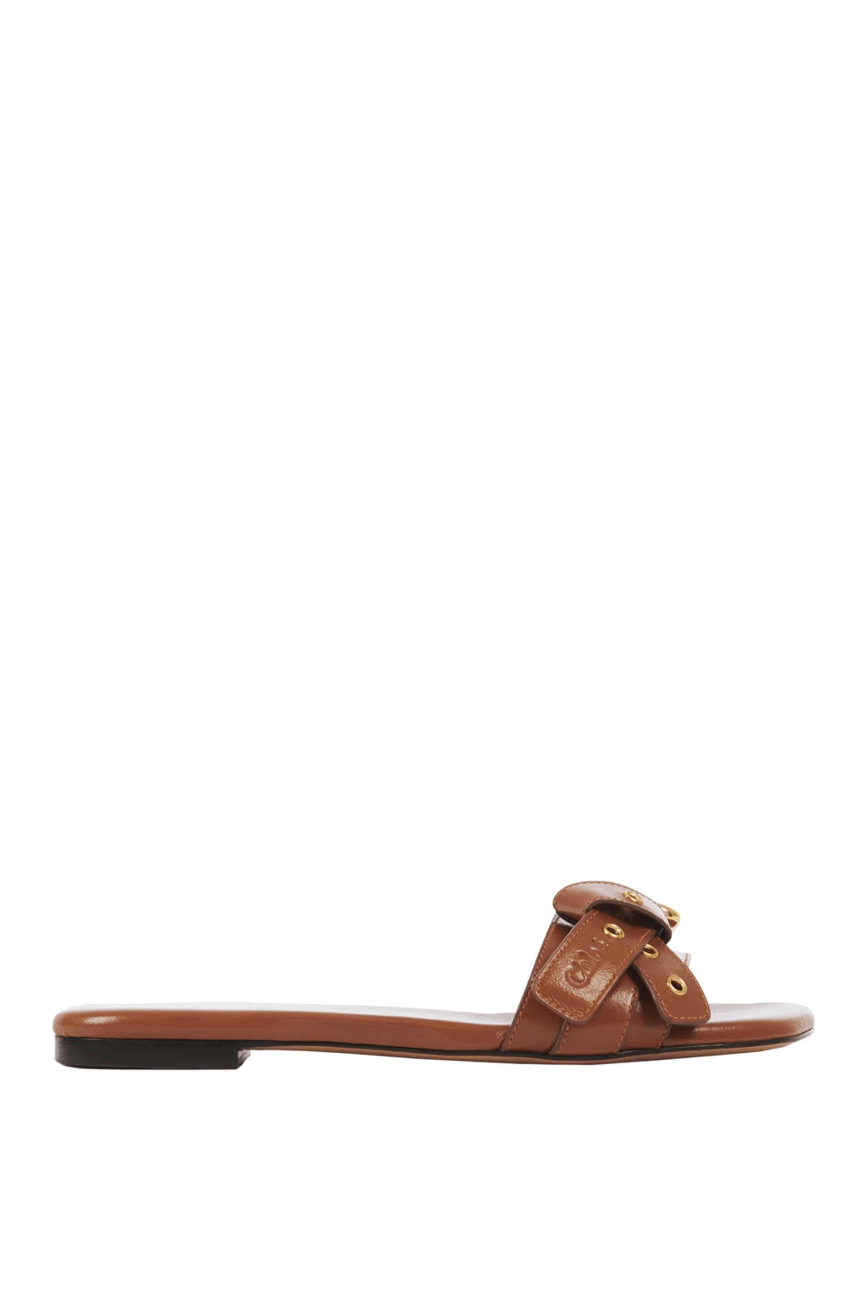 ★CHLOE★Chloe フラットシューズ Mae flat mules CHC25S08NQJ Chloé Mae Slides | Black | FARFETCH