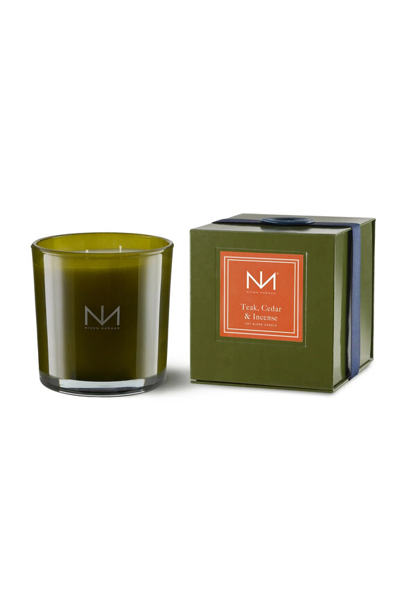 Niven Morgan Teak, Cedar, & Incense Candle - view 1