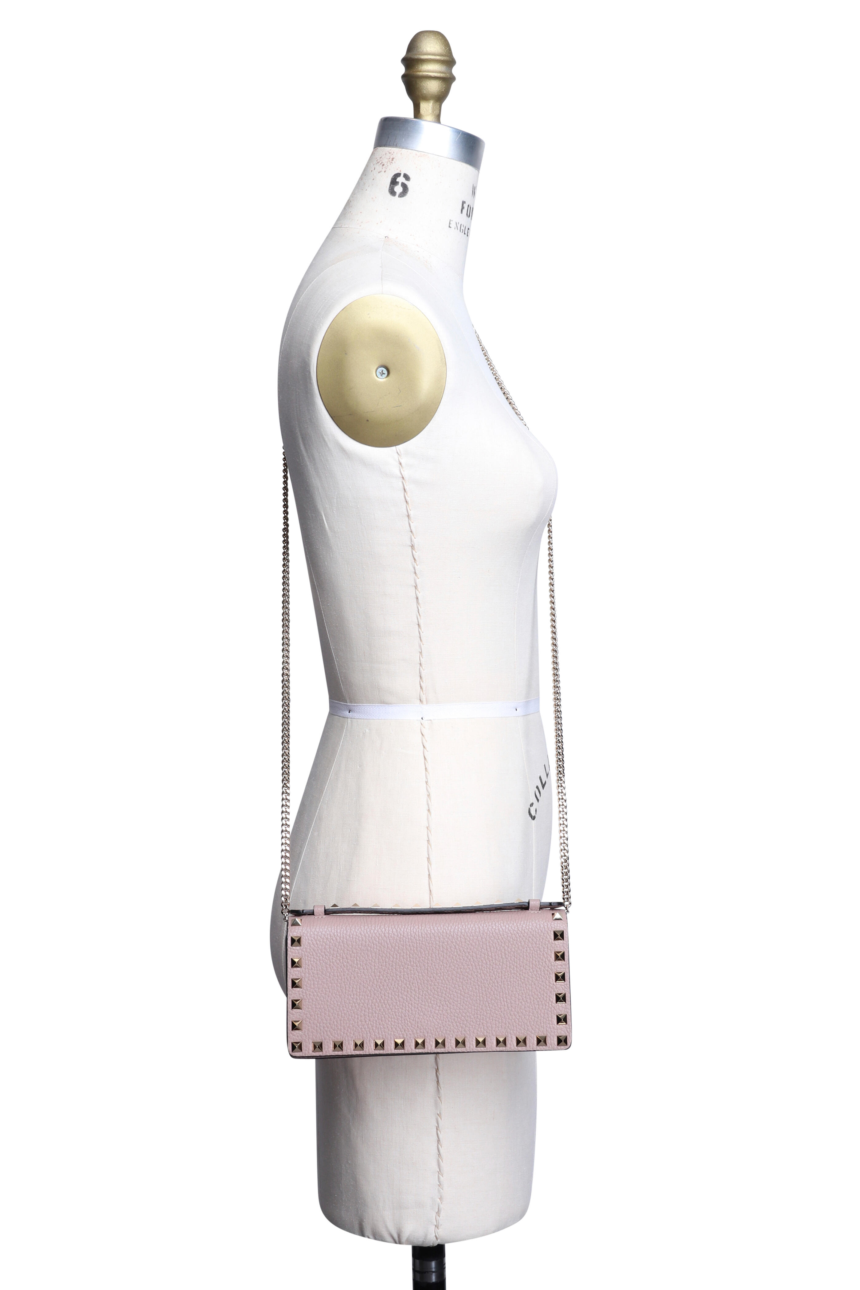 Valentino Garavani - Rockstud Poudre Wallet On Chain Crossbody