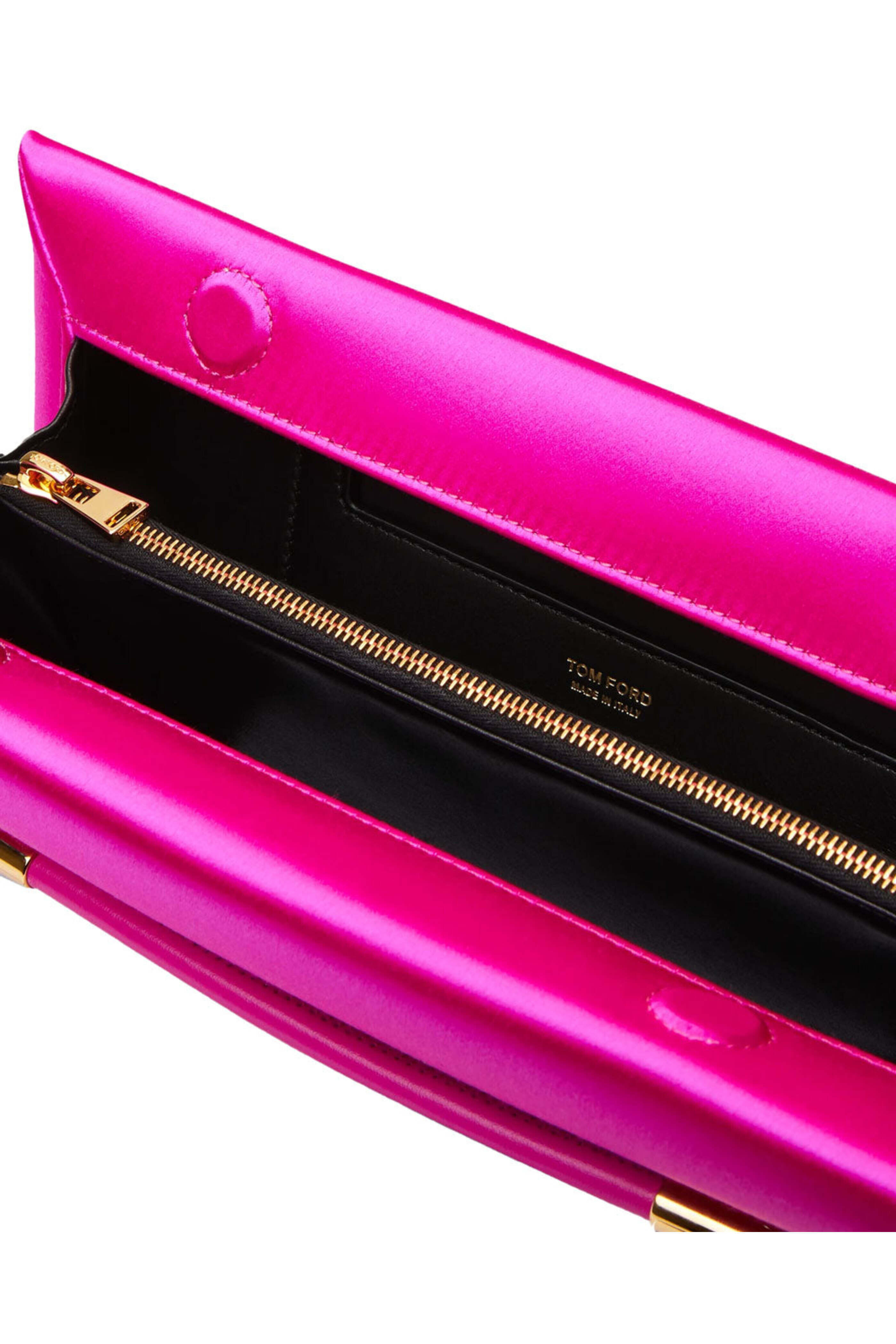 Tom Ford - Ava Satin Clutch in Pink