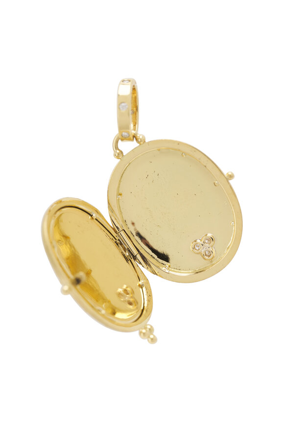 Temple St. Clair - Yellow Gold Tree Of Life Diamond Locket