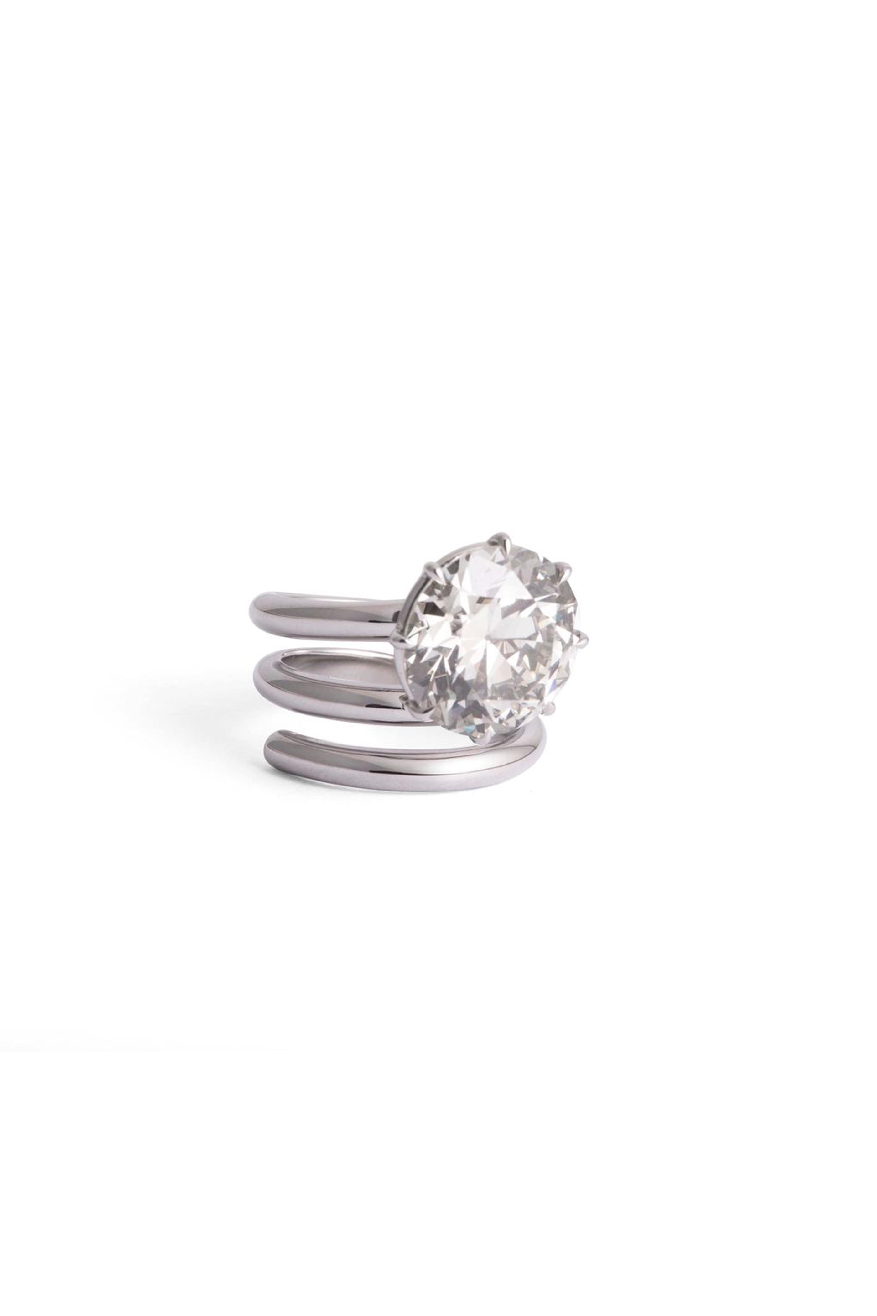 Sylva & Cie - Large Diamond Wrap Ring