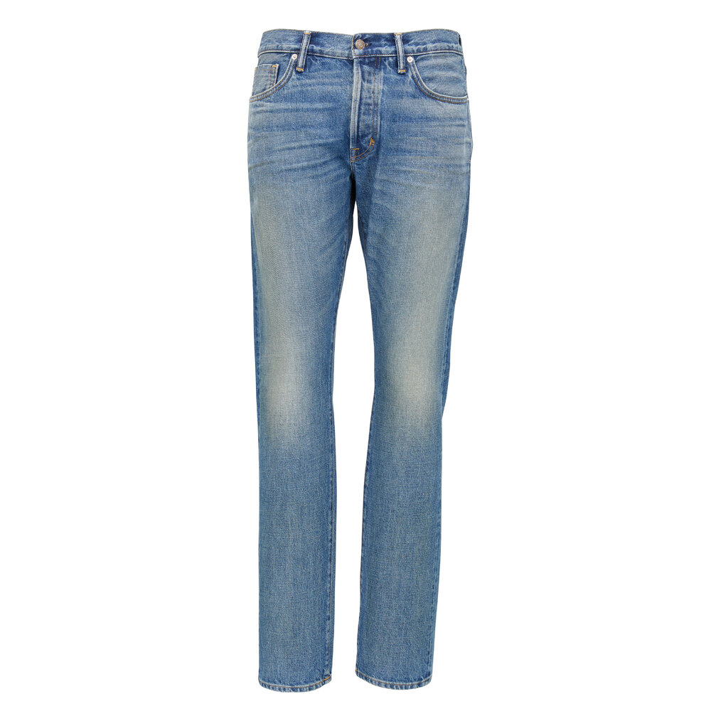 Tom Ford Men's Blue Slim Fit Denim | Mitchell Stores