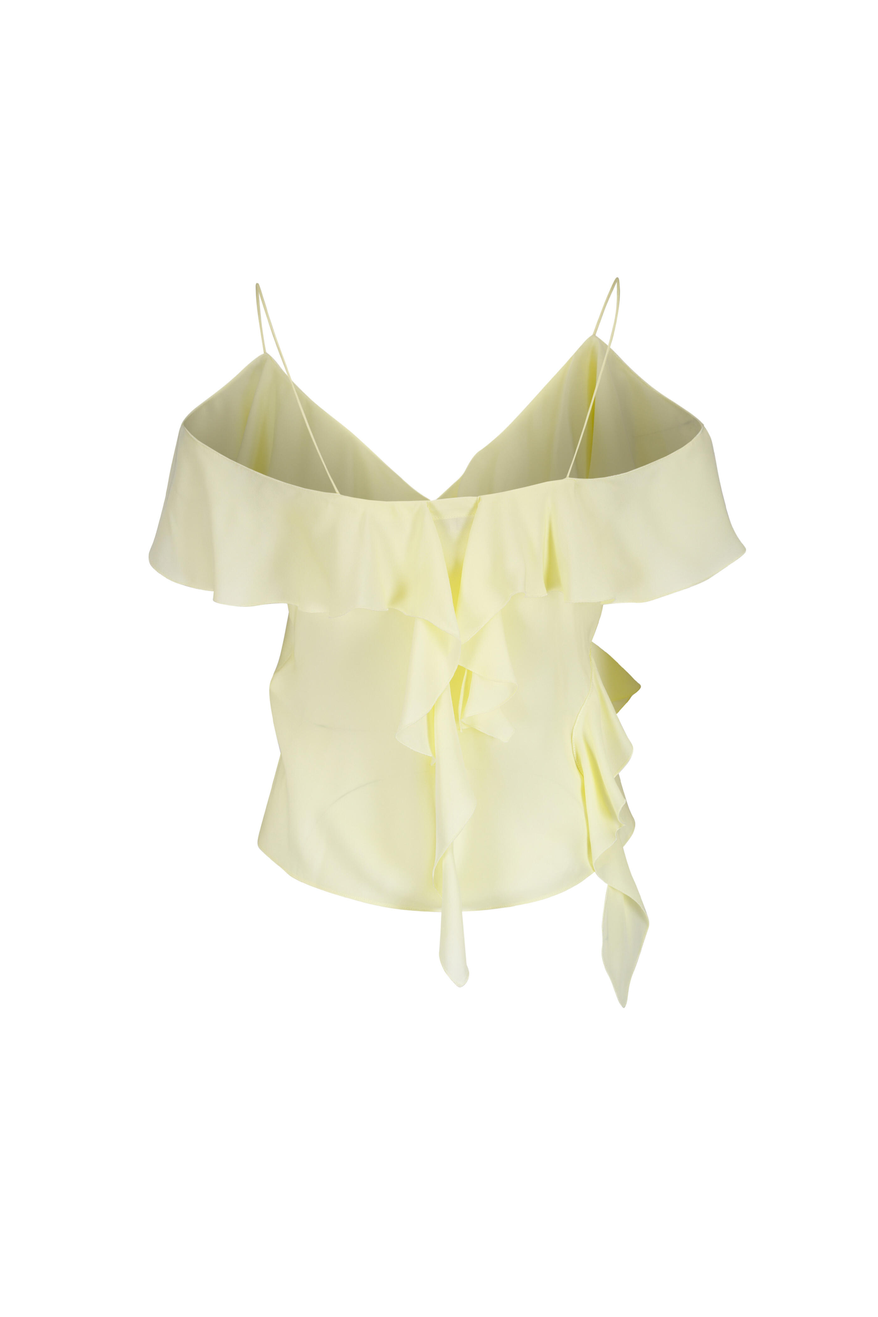 Dorothee Schumacher - Sheer Twist 1 Lemon Ruffle Blouse