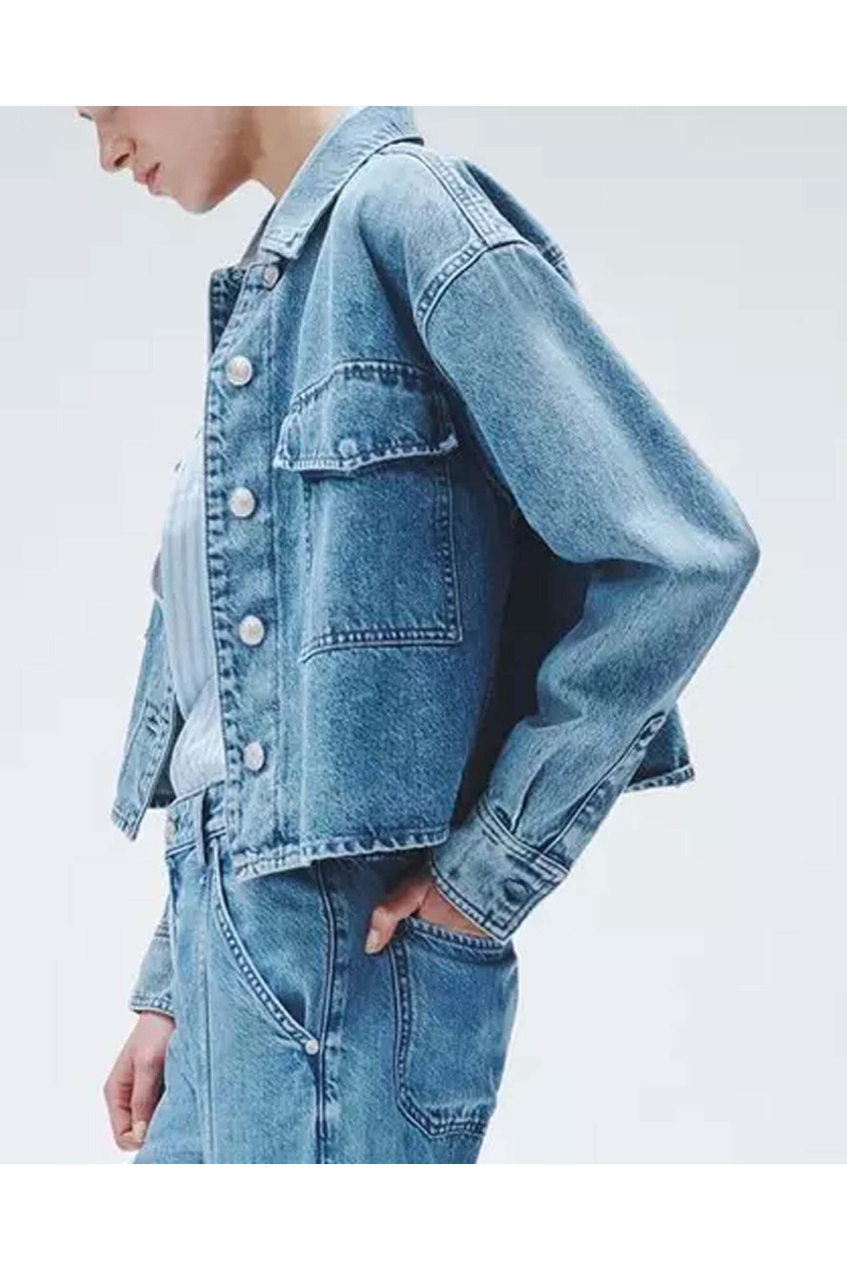 Rag & Bone - Jaiden Denim Shirt Jacket in Elle | Mitchell Stores