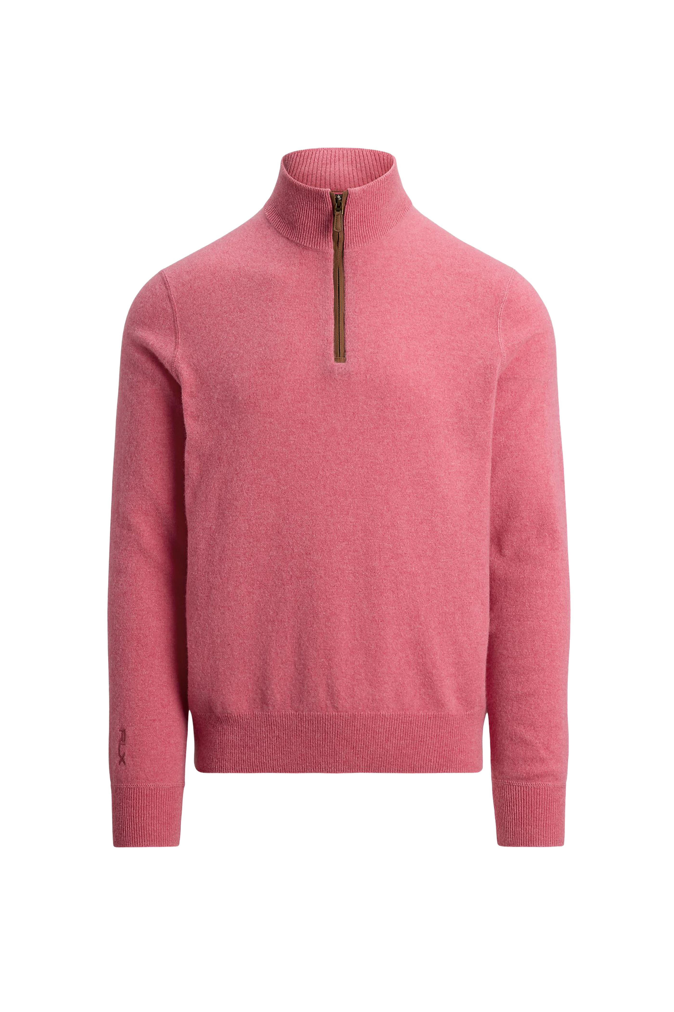 RLX Ralph Lauren - Strawberry Cashmere Quarter Zip Pullover