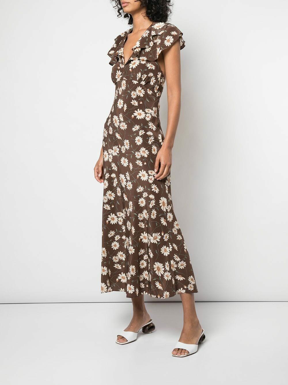 PUCCI Printed silk crepe de chine midi dress