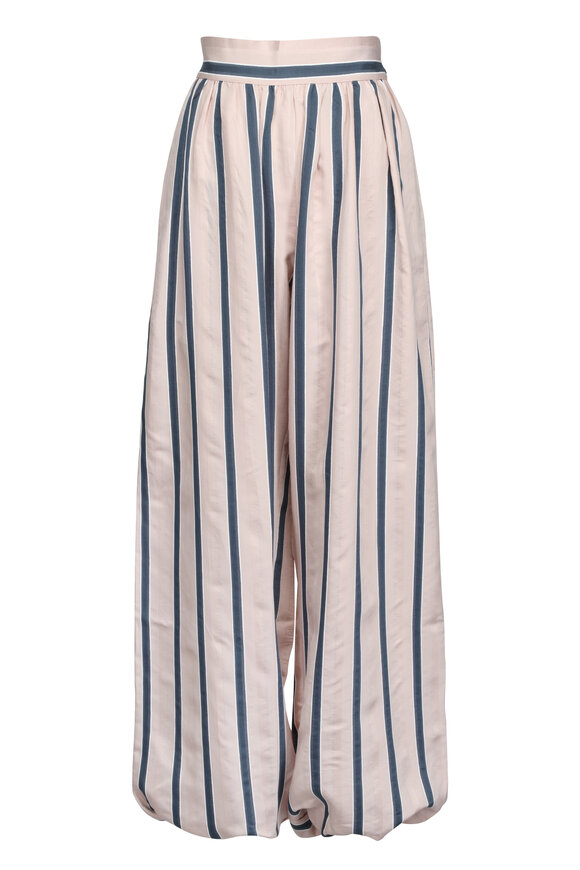 Theo The Label Ismene Eclipse Beige Stripe Harem Pant - view 1