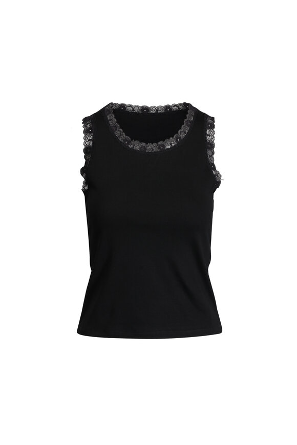 Posse Pty Roberta Black Lace Tank - view 1