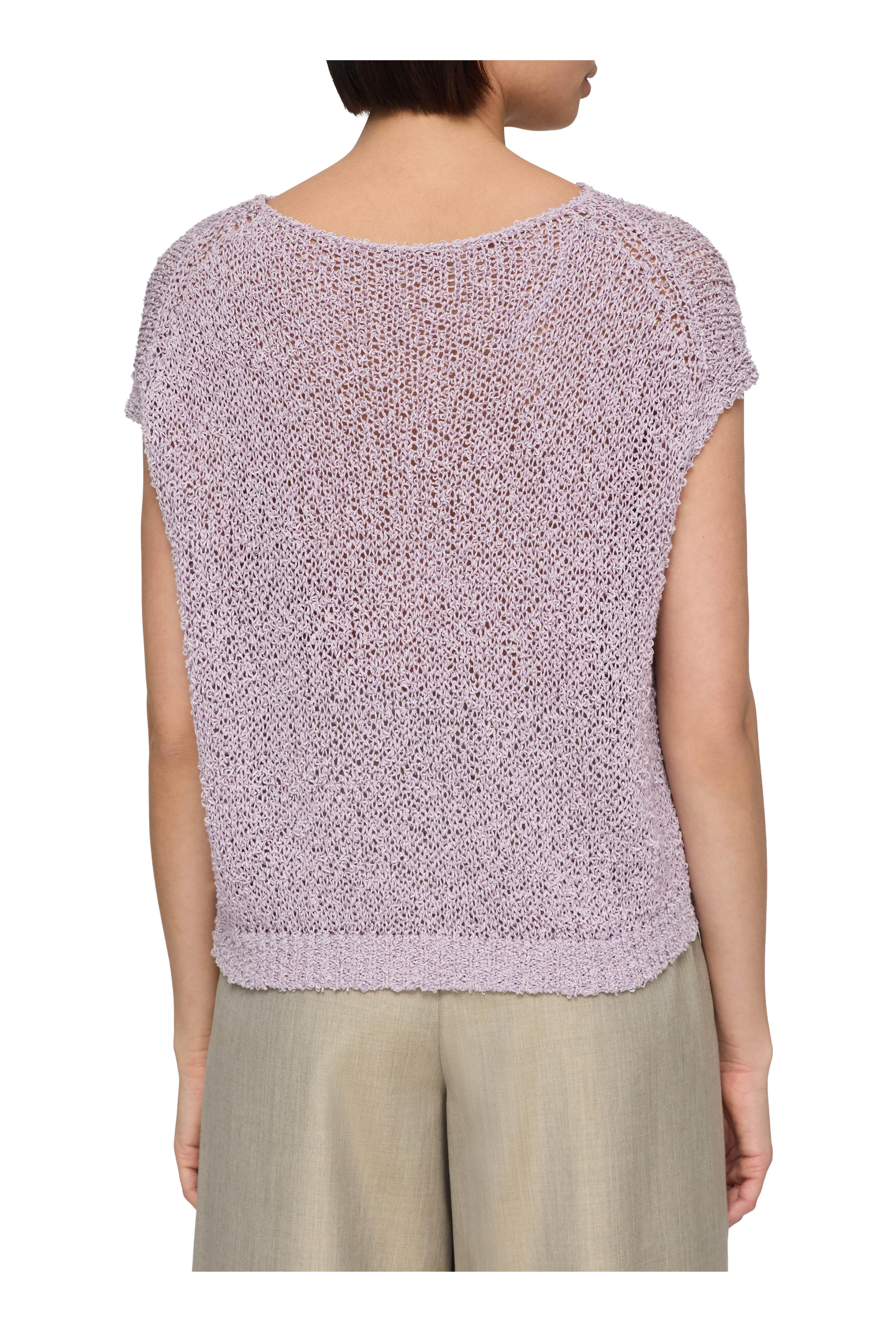 Lafayette 148 New York - Lavender Open Stitch Sweater