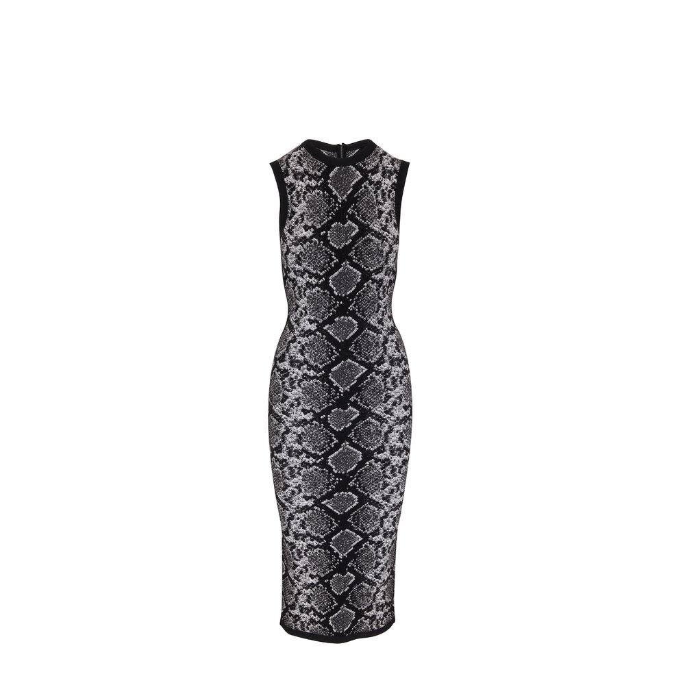 Michael Kors Collection - Python Print Sheath Dress