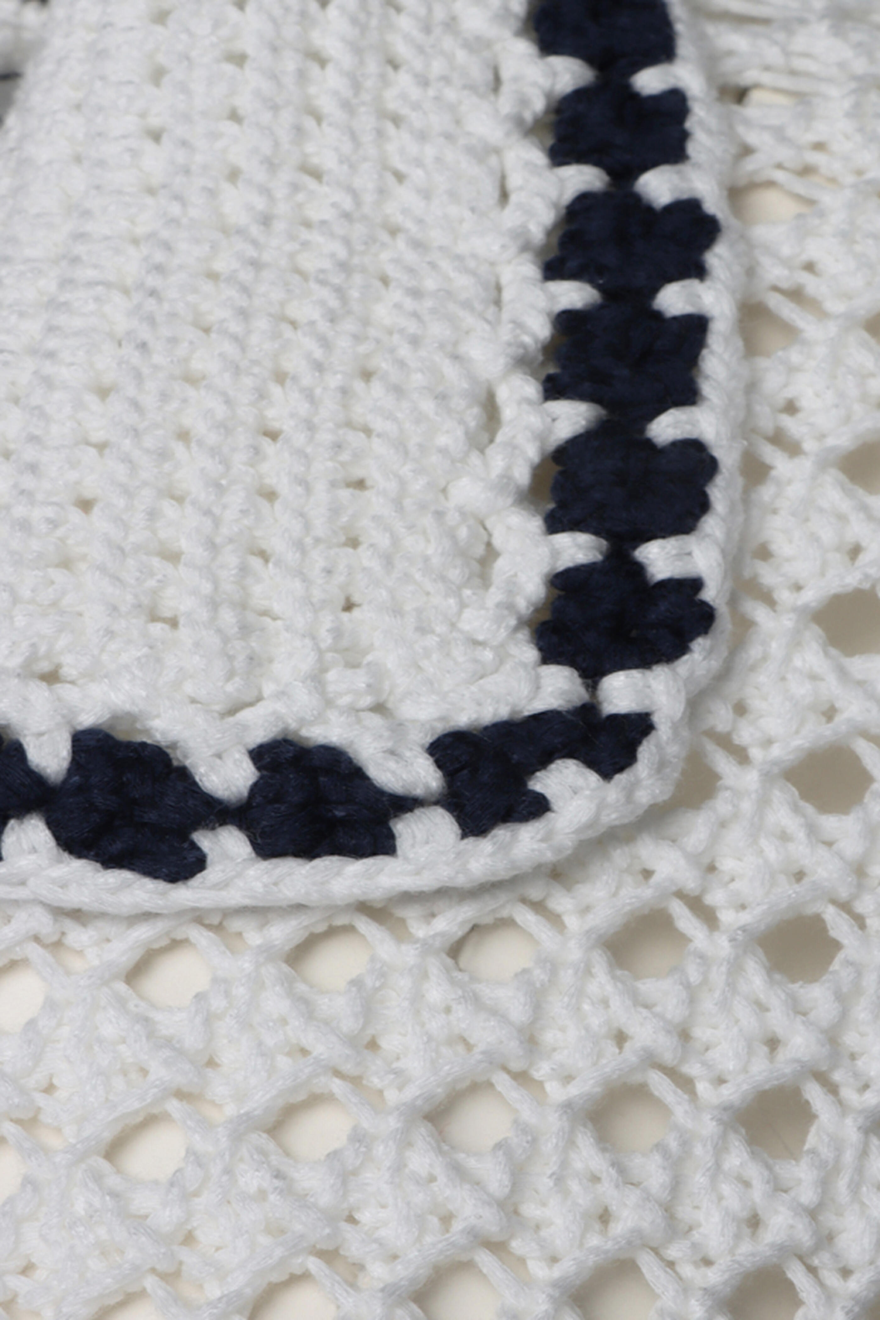 Simkhai - Shiloh Ivory Knit Camp Shirt