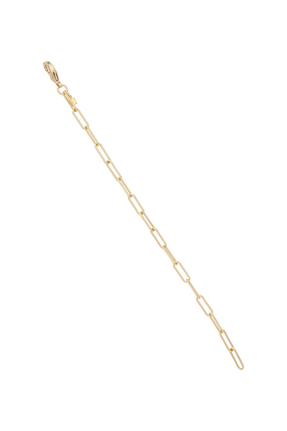 Cristina V. Safety Pin Chain Bracelet - view 1