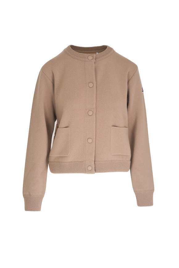 Moncler - Beige Padded Cardigan