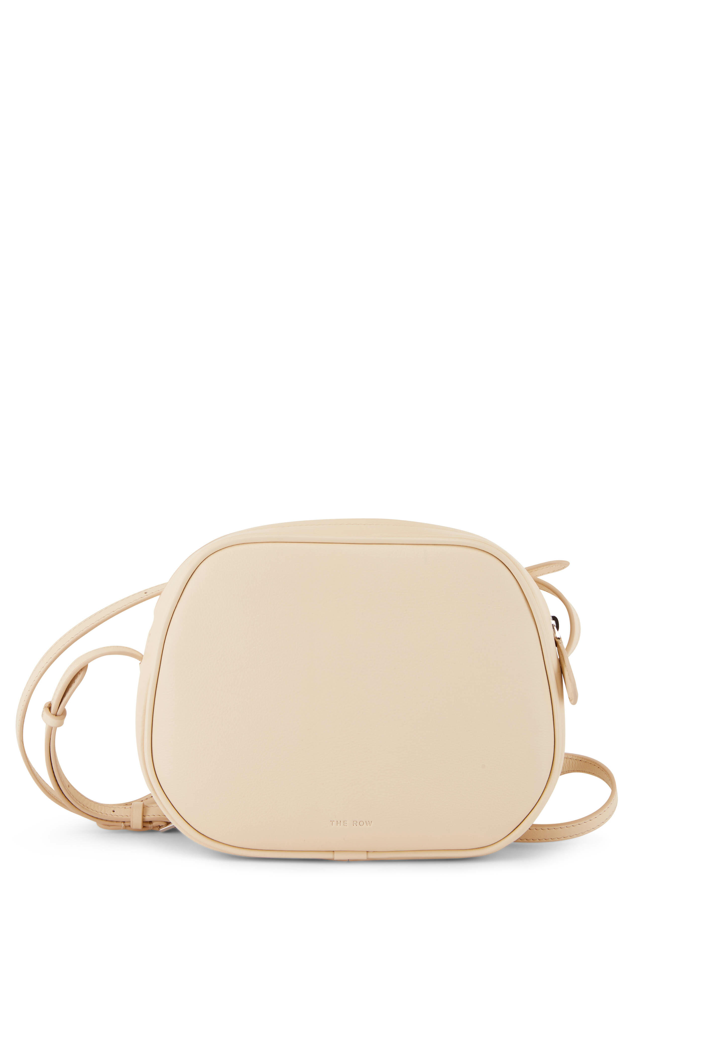 The Row Eve Eggshell Leather Crossbody Mitchell Stores