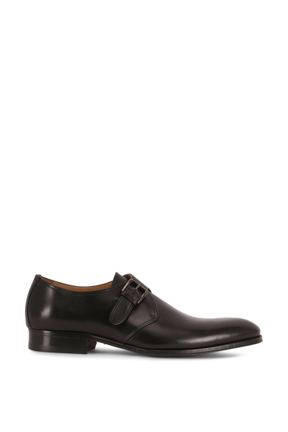 To Boot New York - Conner Black Leather Monk Shoe 