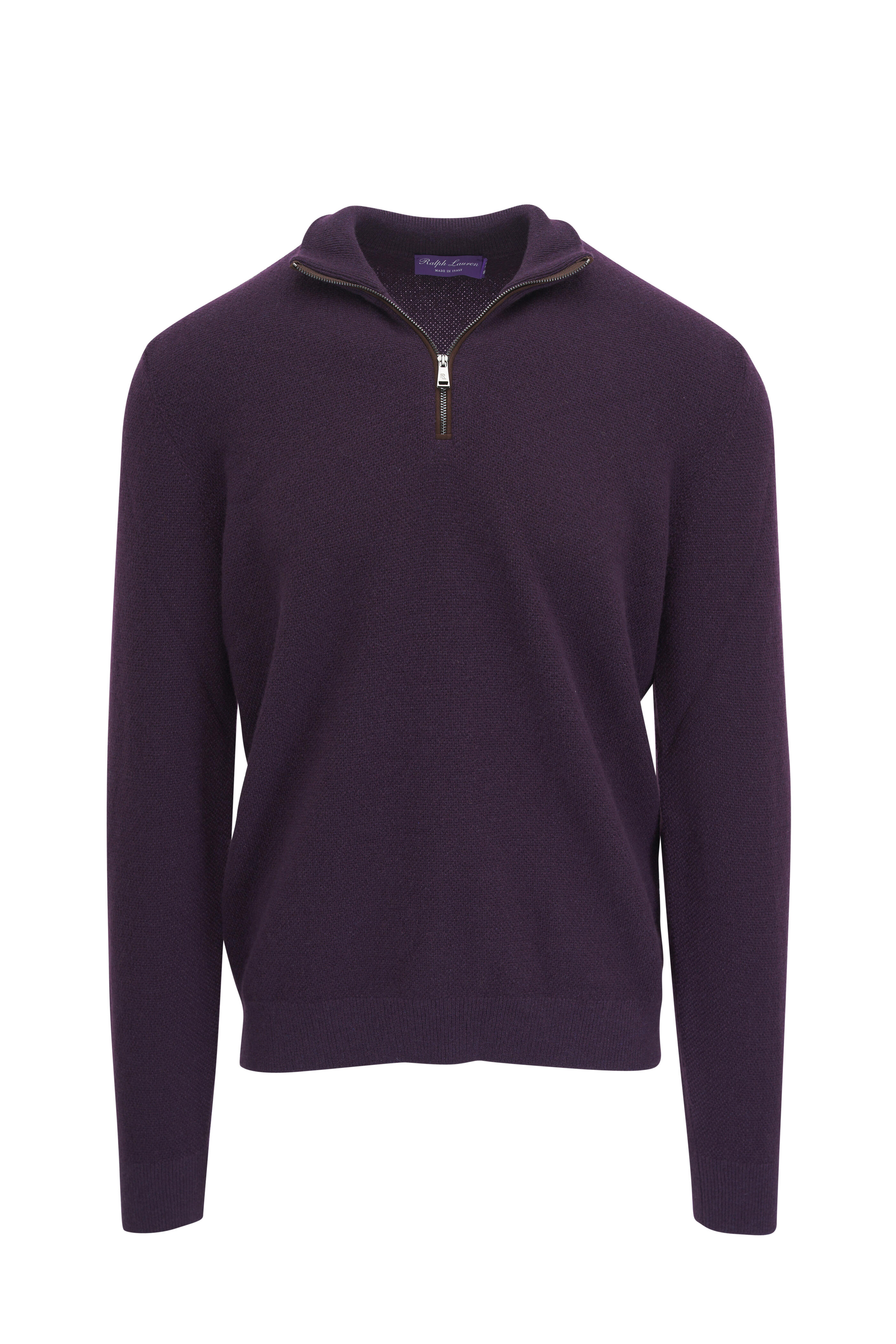 Lauren Ralph Lauren shops Purple Cashmere Sweater