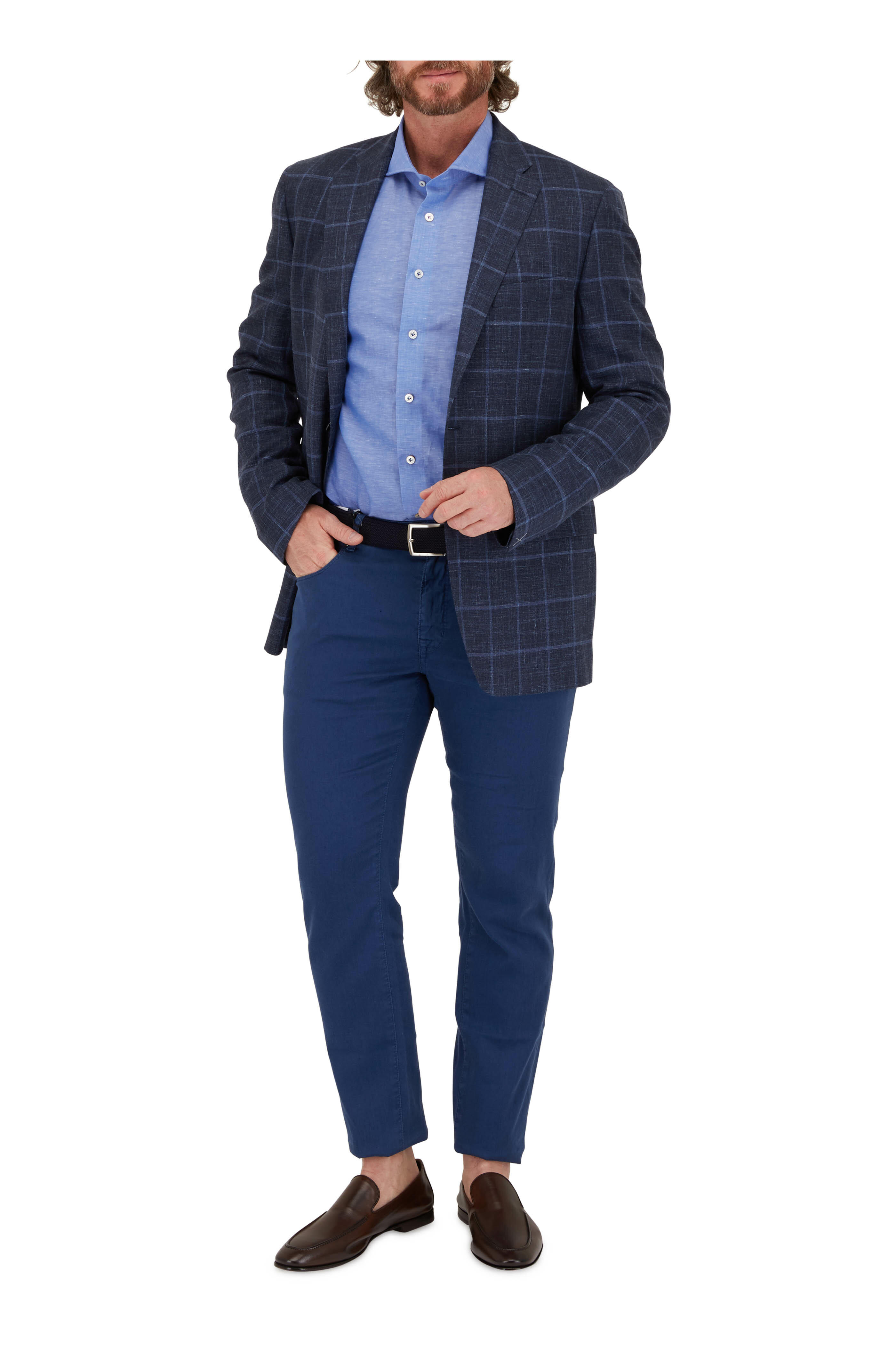 Atelier Munro - Dark Green Windowpane Sportcoat
