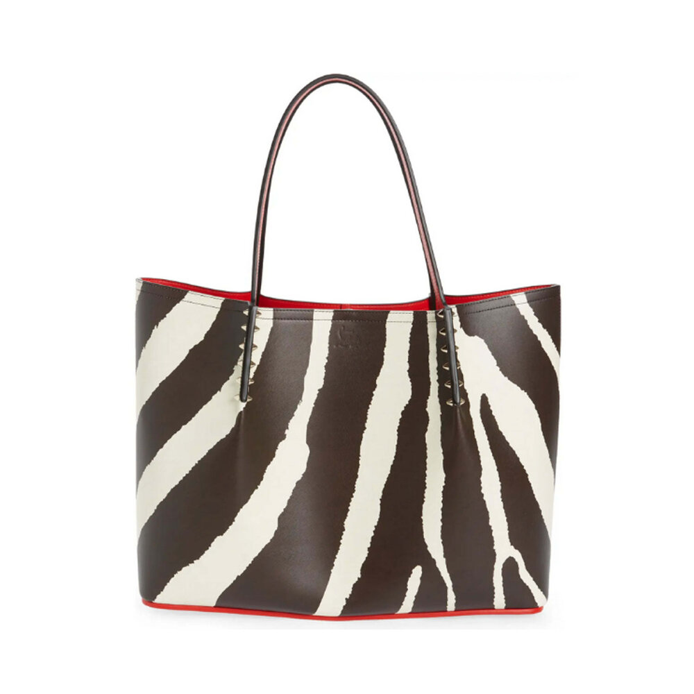Christian Louboutin - Large Cabarock Zebra Stripe Tote in