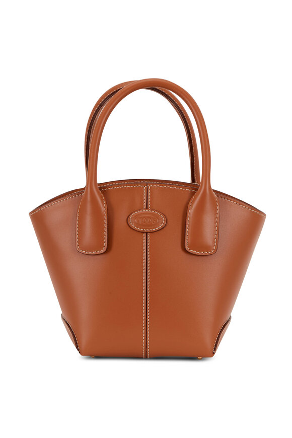 Tod's - Manici Brown Leather Mini Tote Handbag