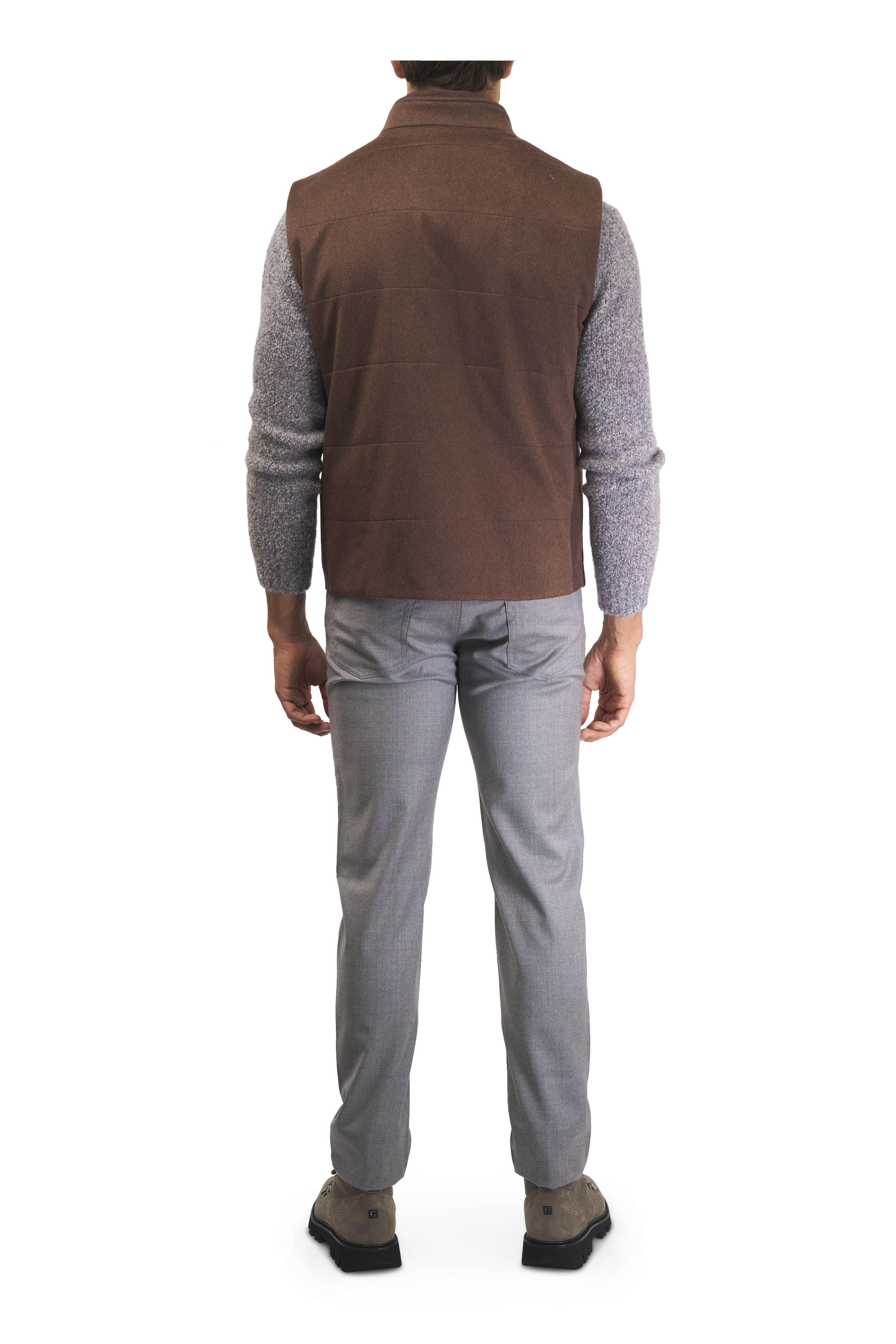 Maurizio Baldassari - Light Gray Flannel Five Pocket Pant