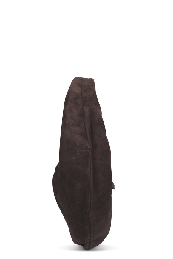 Khaite Mini Olivia Ebano Suede Hobo - view 4