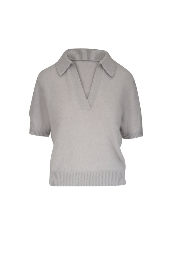 R13 - Flat Sleeve Heather Gray Crewneck | Mitchell Stores